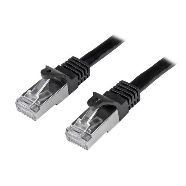 StarTech.com N6SPAT50CMBK netværkskabel Sort 0,5 m Cat6 SF/UTP (S-FTP)