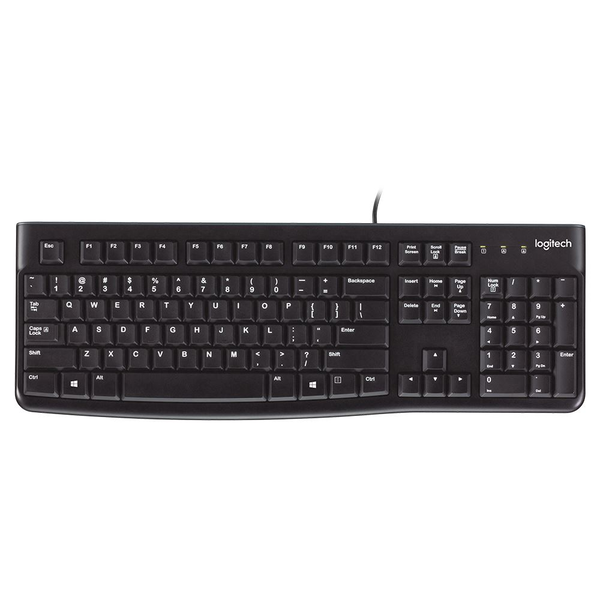 Logitech K120 Corded Keyboard πληκτρολόγιο USB QWERTZ Ουγγρικός Μαύρος (Μαύρο)