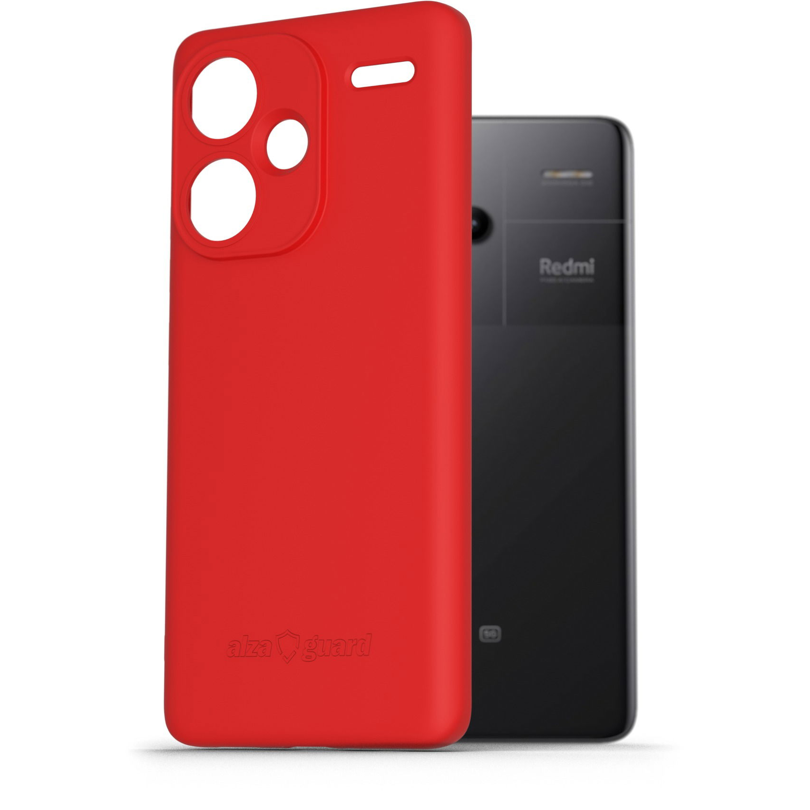 AlzaGuard Matte Xiaomi Redmi Note 13 Pro+ piros TPU tok (AGD-PCT387R)