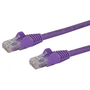 StarTech.com N6PATC5MPL мрежов кабел Пурпурен 5 м Cat6 U/UTP (UTP)