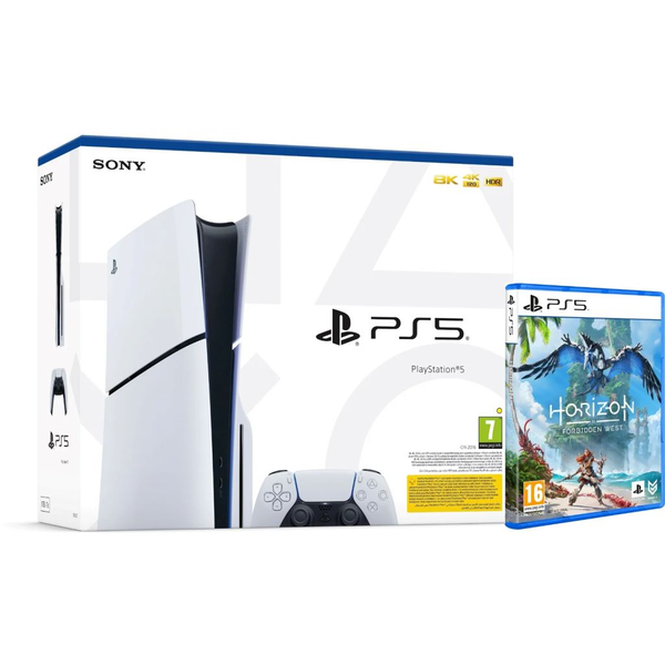 Sony PlayStation 5 (modellcsoport – slim) konzol + Horizon Forbidden West