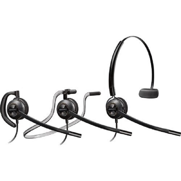 HP Poly EncorePro 540 Convertible Headset +Quick Disconnect Auricolare Cablato A Padiglione Musica e Chiamate Nero