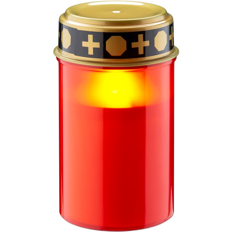 Goobay 74366 LED mécses időzítővel - Piros (74366)