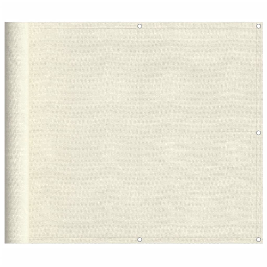 krémszínű erkélyparaván 100% oxford poliészter 90 x 800 cm (4000201)