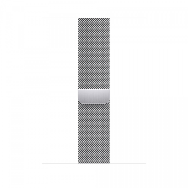 Apple Watch S4/S5/S6/S7/S8/S9/SE/Ultra Gyári Milánói Fém Pánt 42/44/45/49mm - Ezüst