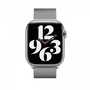 Apple Watch S4/S5/S6/S7/S8/S9/SE/Ultra Gyári Milánói Fém Pánt 42/44/45/49mm - Ezüst