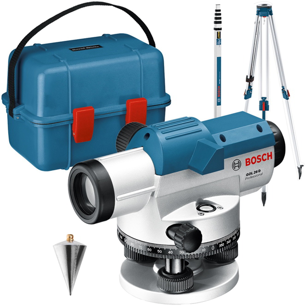 Bosch Set GOL 26 D + BT 160 + GR 500 Professional Linjeniveau 100 m