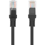 Patchcord Lanberg UTP kat.5e 2 m čierny box fluke passed