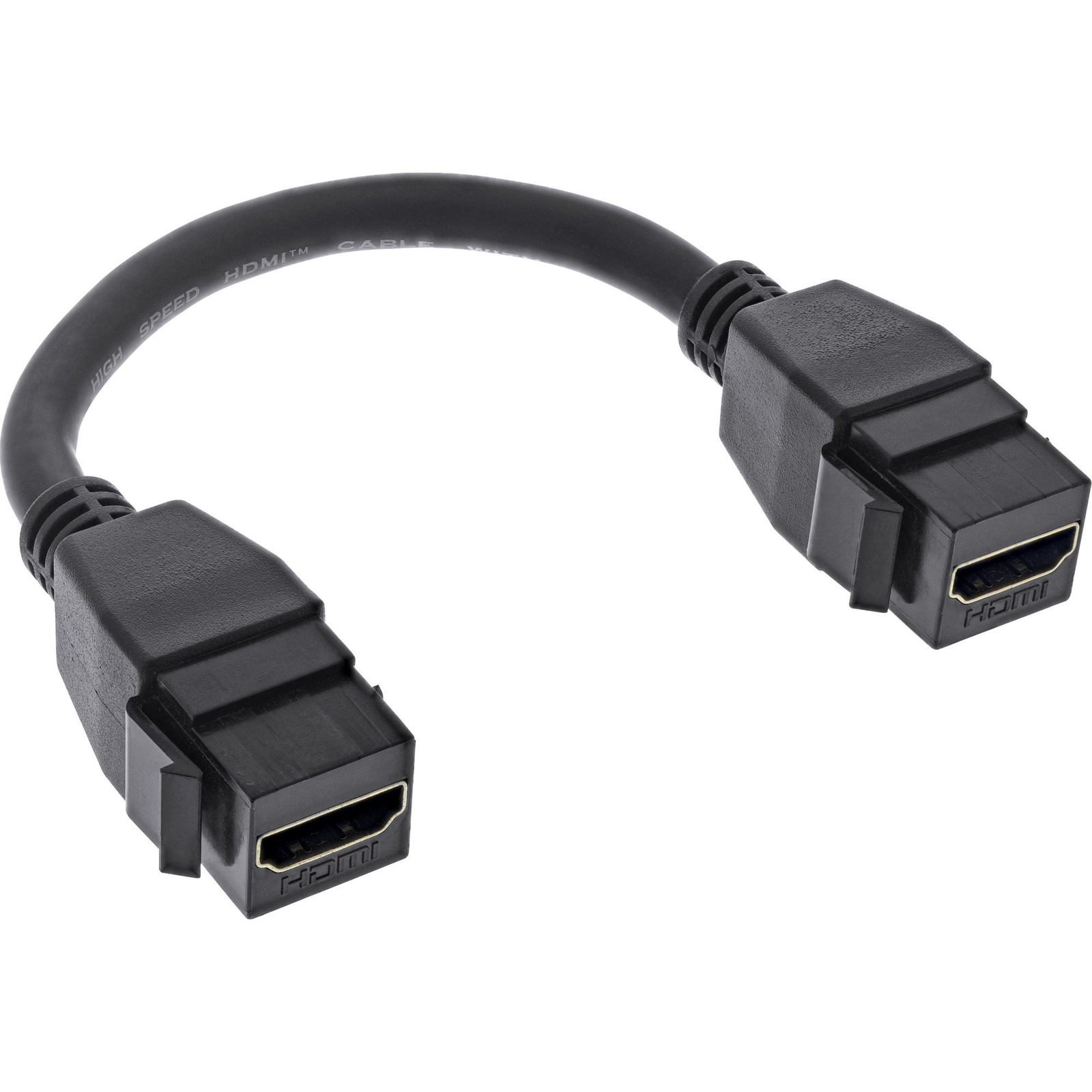 InLine 76206B HDMI kábel 0,2 M HDMI A-típus (Standard) Fekete (76206B)