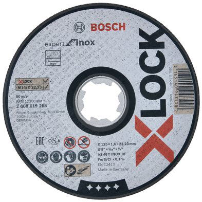BOSCH X-LOCK Expert for Inox Lapos vágótárcsa (2.608.619.265)