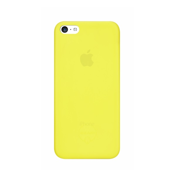 Ozaki OC546YL O!Coat 0.3+Jelly iPhone 5C Tok + kijelzővédő fólia - Sárga (OC546YL)