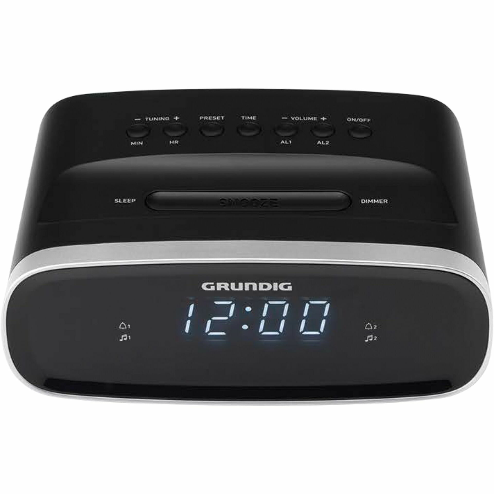 Grundig Sonoclock 1100 Rádiós Ébresztőóra - Fekete (GPR1230)
