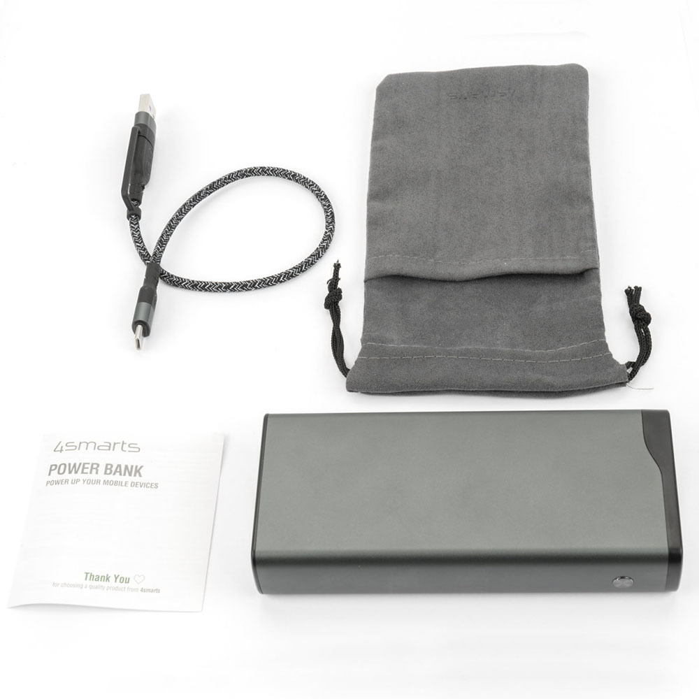 4smarts VoltHub Pro Power Bank 26800mAh - Szürke (4S468779)