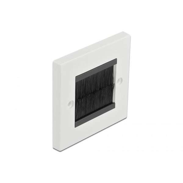 DELOCK Kabelmanagement Abdeckblende 86 x 86 mm