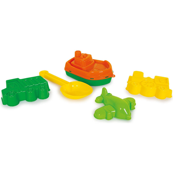  Polesie Zestaw "Fala" foremki + łódka Nr 380 w siatce - 36360 POLESIE