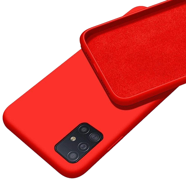 Husa telefon, Cellect, Compatibil cu iPhone 13, Silicon, Rosu