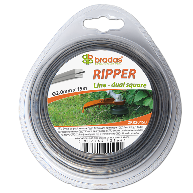 Damil Ripper Dual Szögletes 2,7 mm x 15 m (ZRK2715B)