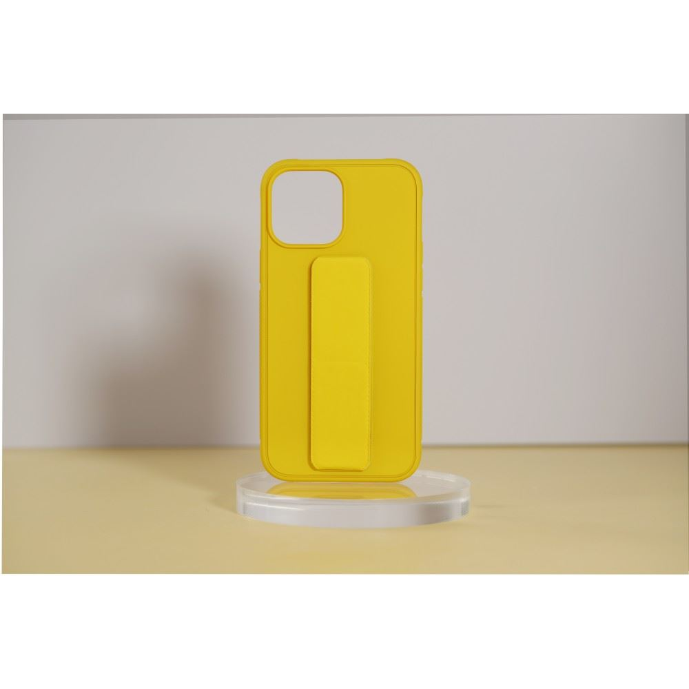 Cellect iPhone 14 Pro Max kitámasztós tok sárga (CEL-STANDIPH1467PM-Y) (CEL-STANDIPH1467PM-Y)