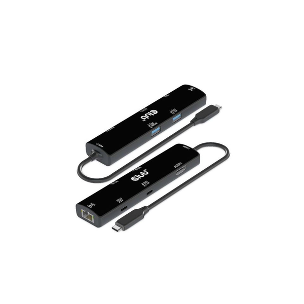 CLUB3D CSV-1599 laptop dock & poortreplicator USB 3.2 Gen 1 (3.1 Gen 1) Type-C Zwart