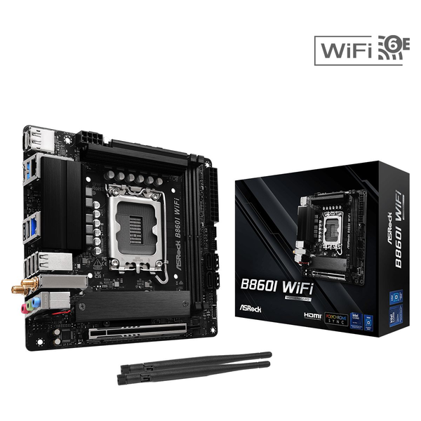 ASRock B860I WiFi DDR5 Intel s1851 Mini ITX Alaplap