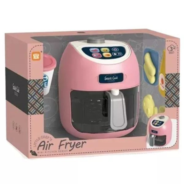 Manyuk Toys Forrólevegős sütő hang- és fényhatásokkal - Színváltó ételekkel - Rózsaszín (6614B)