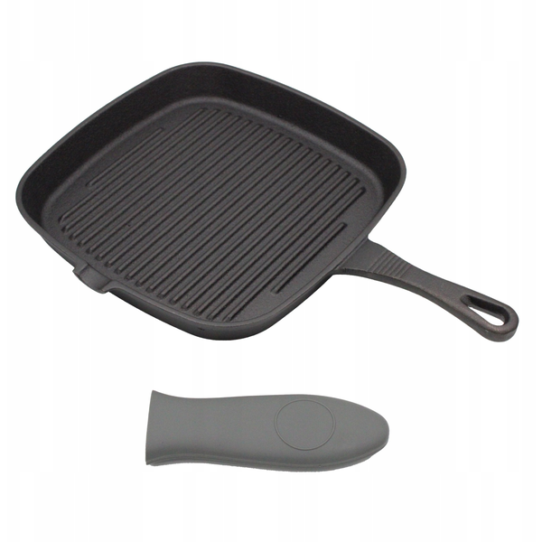 PATELNIA GRILLOWA ŻELIWNA 24X24CM BRUNBESTE BB-2668