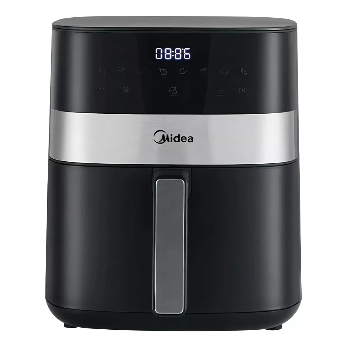 Midea MF-CN65E AirFryer Forrólevegős sütő 6,5L 1700 Watt - Fekete (MF-CN65E BLACK)