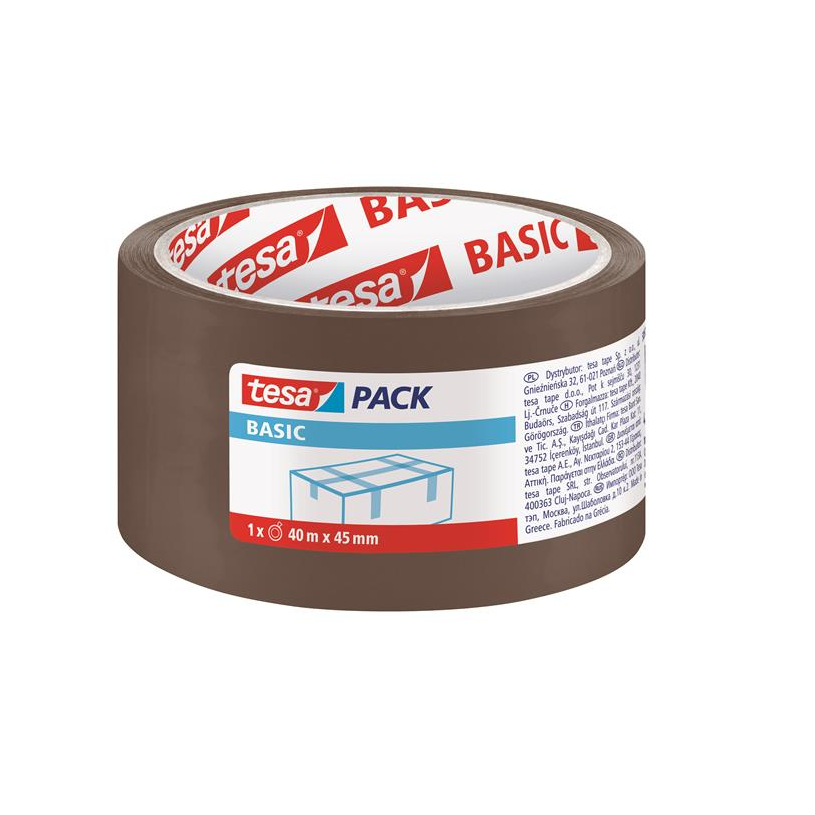 Tesa tesapack® Basic Ragasztószalag 45 mm x 40 m - Barna (585750000000)