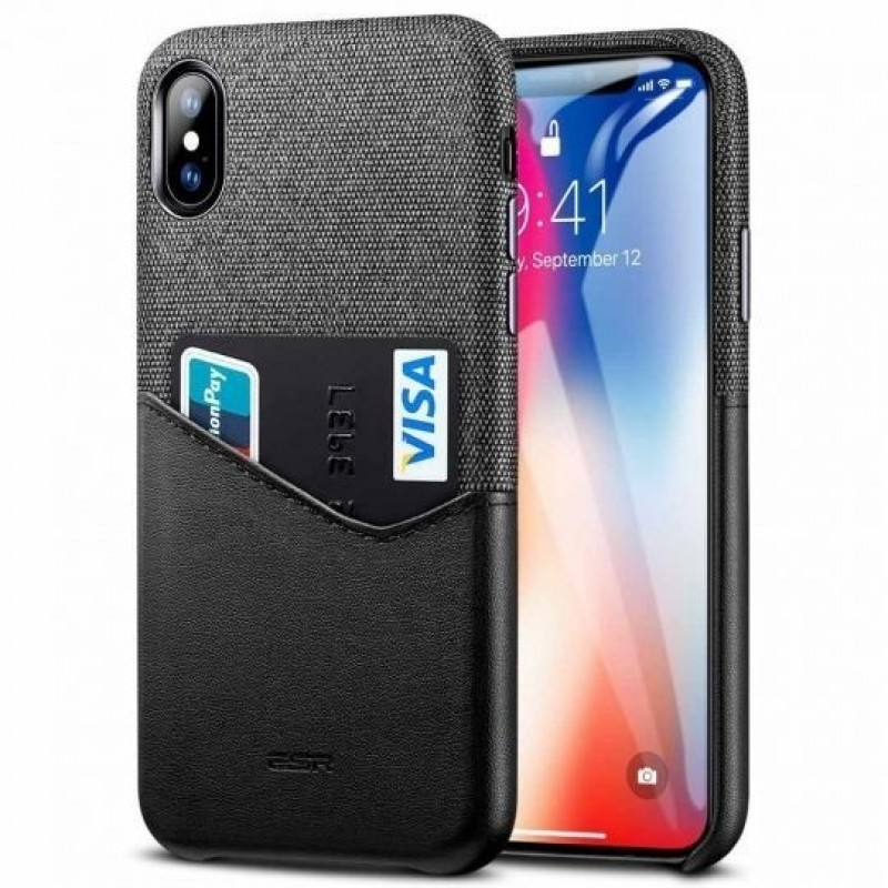 ESR Metro Apple iPhone Xs Max Hátlap Tok - Fekete (42593)