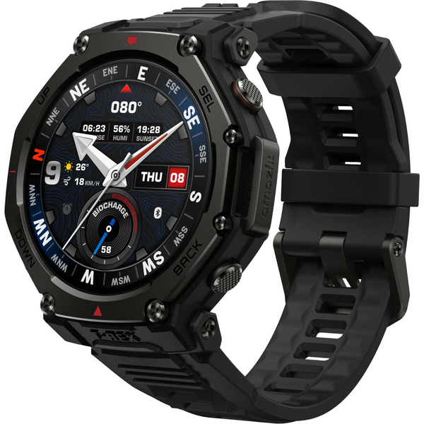 Amazfit T-Rex 3 Pro 3,81 cm (1.5") AMOLED 48 mm Digital Pantalla táctil Negro GPS (satélite)