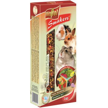Vitapol (1112) Smakers 3in1 Rúd Rágcs. 135 g Zölds-Gyüm-Szentj (5904479011121)