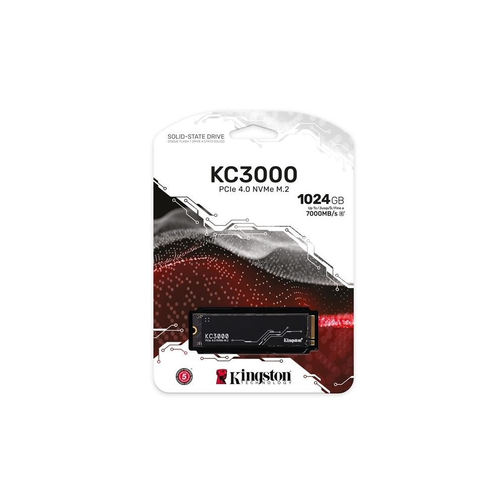 Kingston KC3000 1TB M.2 NVMe PCIe 4.0 SSD (SKC3000S/1024G)