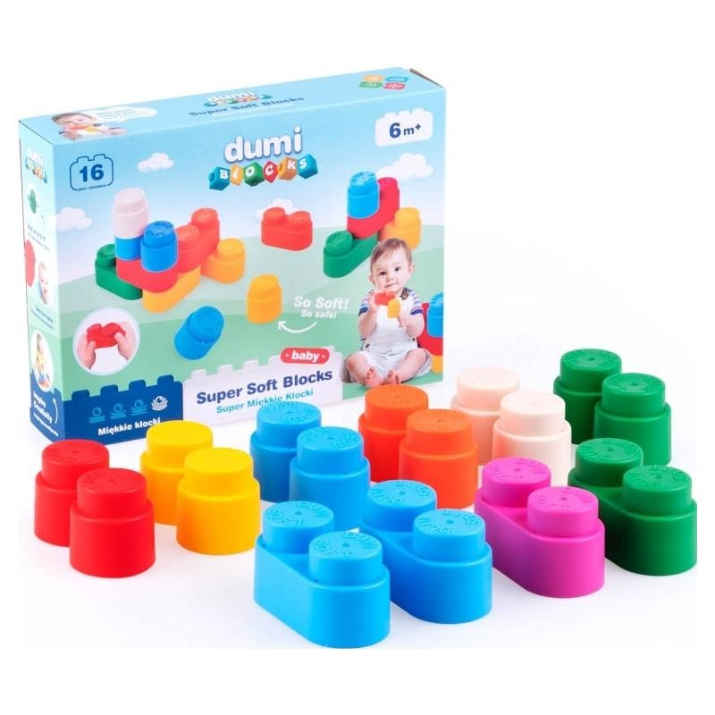 Dumi 16 darabos Építőkocka készlet (DDC 30013)