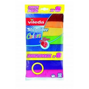 Vileda F18597 Color 8 színű mikroszálas törlőkendő (F18597)