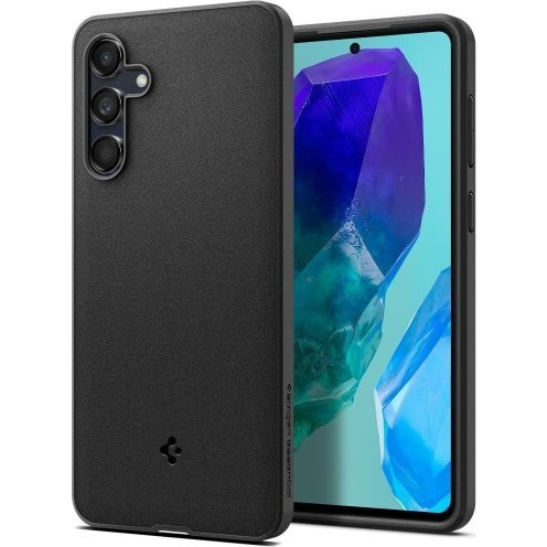 Spigen 278322 Essential sandblast Samsung Galaxy M55 5G Matte fekete