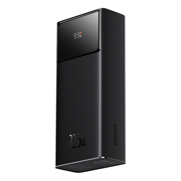 Baseus ENERFILL FP41 30000mAh 22.5W Power Bank Type-C+2 USB - Fekete