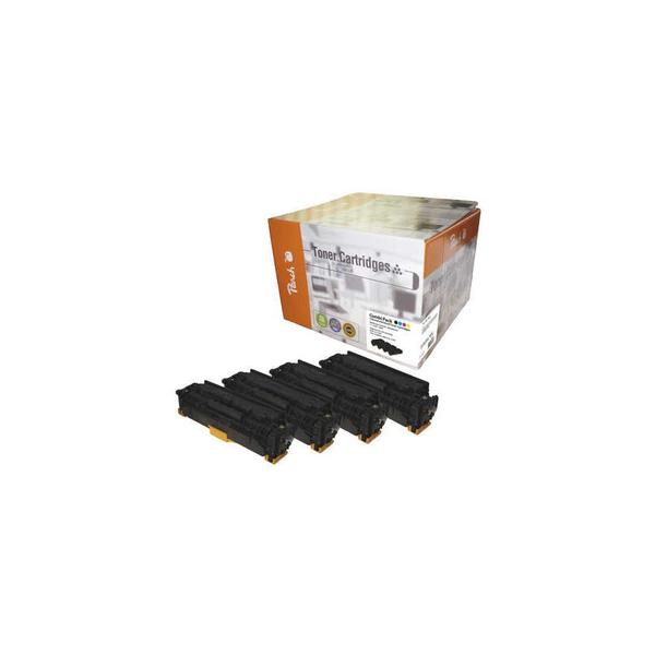 Peach PT499 тонер мултипак 4 бр. Черно, Синьо, Магента, Жълто