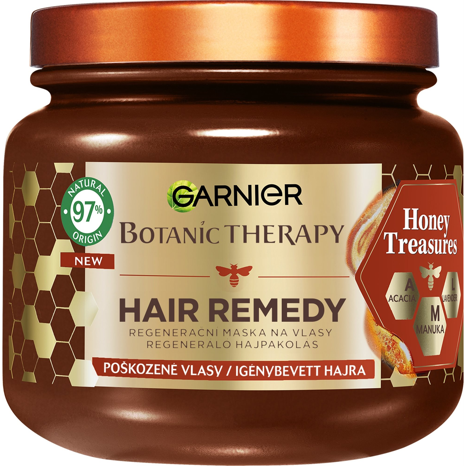GARNIER Botanic Therapy Hair Remedy Honey Treasure 340 ml (3600542509459)