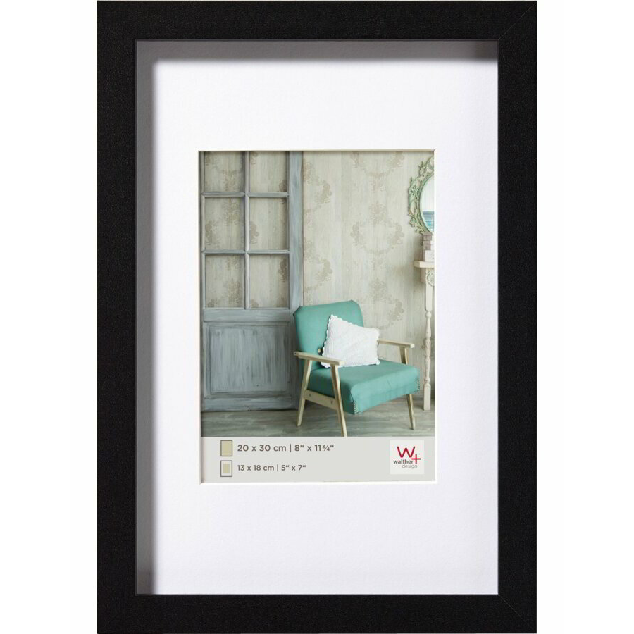 Walther EA030B Stockholm 23x33 Képkeret - Fekete (EA030B)