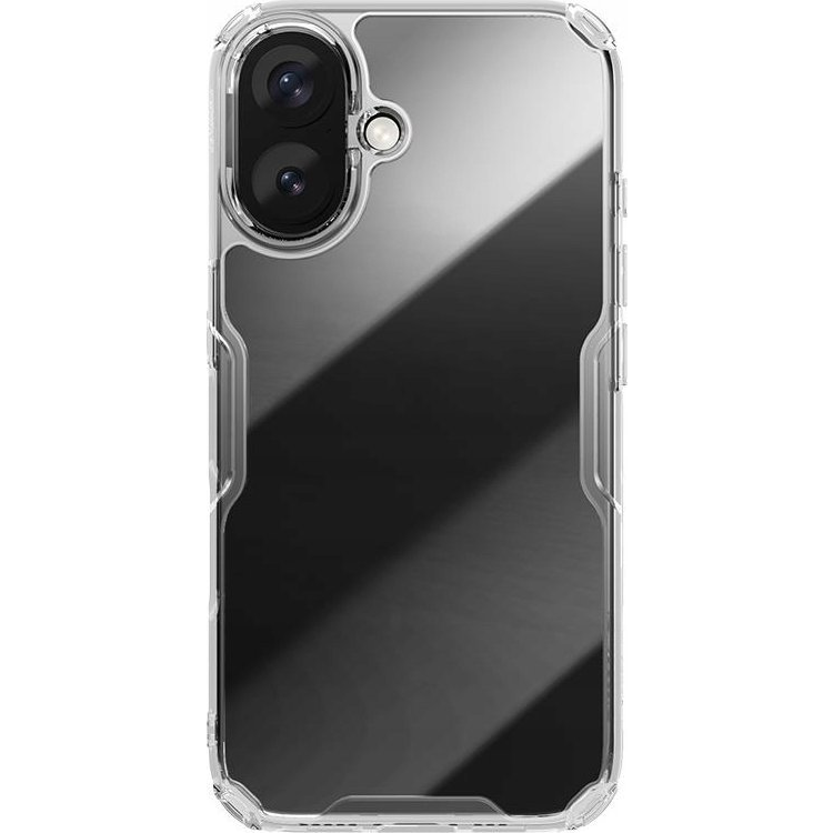 iPhone 16 Plus Nillkin Nature Pro Szilikon Telefonvédő Ütésállóság, Légpárnás Sarok, Átlátszó (NLK1582)
