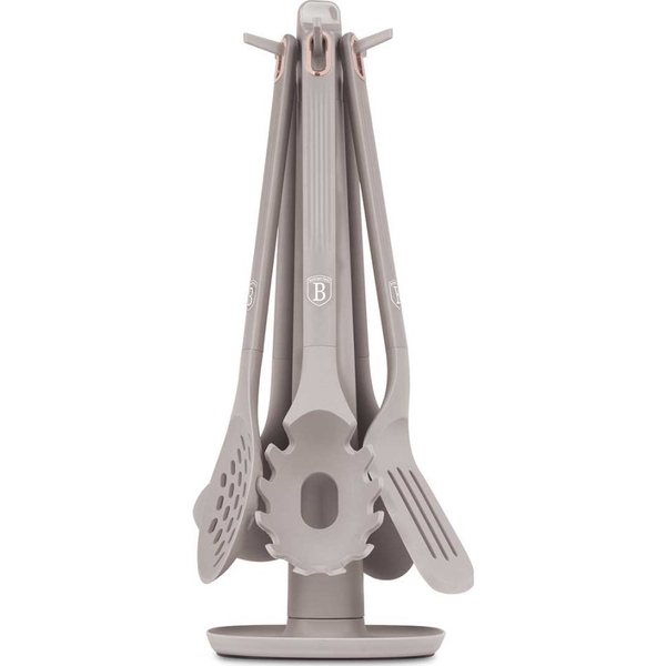 BerlingerHaus BH/8618 Taupe Collection 6 Részes Konyhai Eszköz Készlet - Állvánnyal