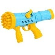 iLike Rotaļlietas  iLike  Bubble Gun 32 hole Soap Bubble Gun with bottle holder for Indoor Kids Party & Outdoor Games 4751048111314 KYD-SO1 (4751048111314)