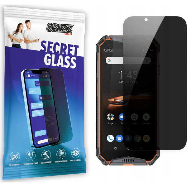  GrizzGlass Szkło prywatyzujące GrizzGlass SecretGlass Ulefone Armor 3w