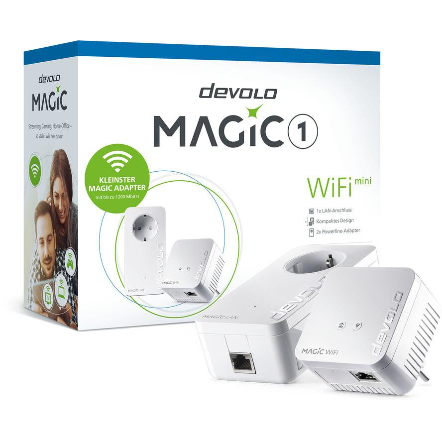 Devolo Magic 1 WiFi mini Starter Kit Powerline Adapter KIT (2db/csomag) (8561)