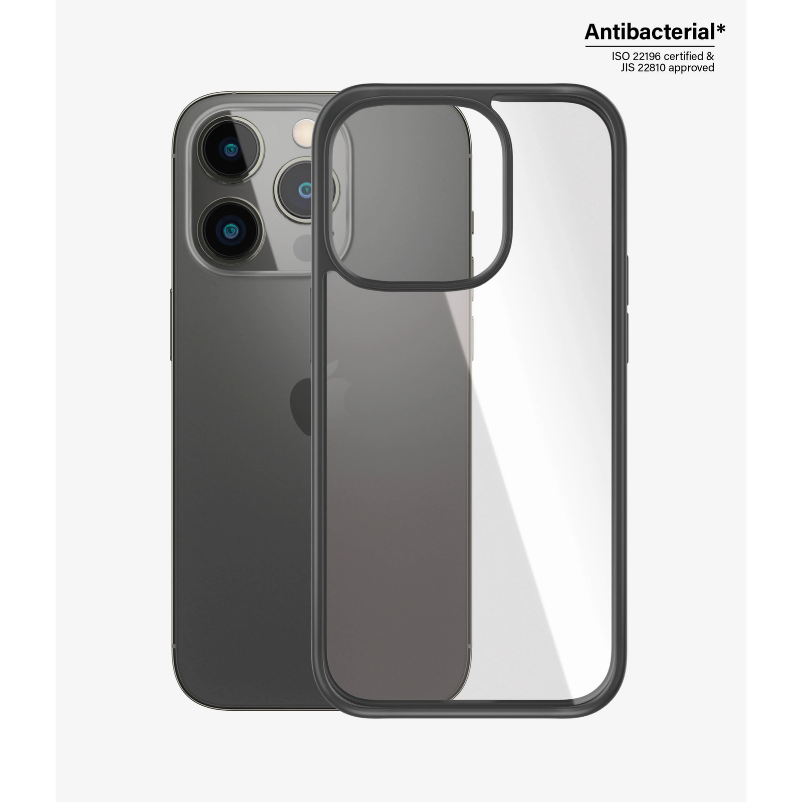 PanzerGlass Apple iPhone 14 Pro Szilikon Tok - Fekete (0406)