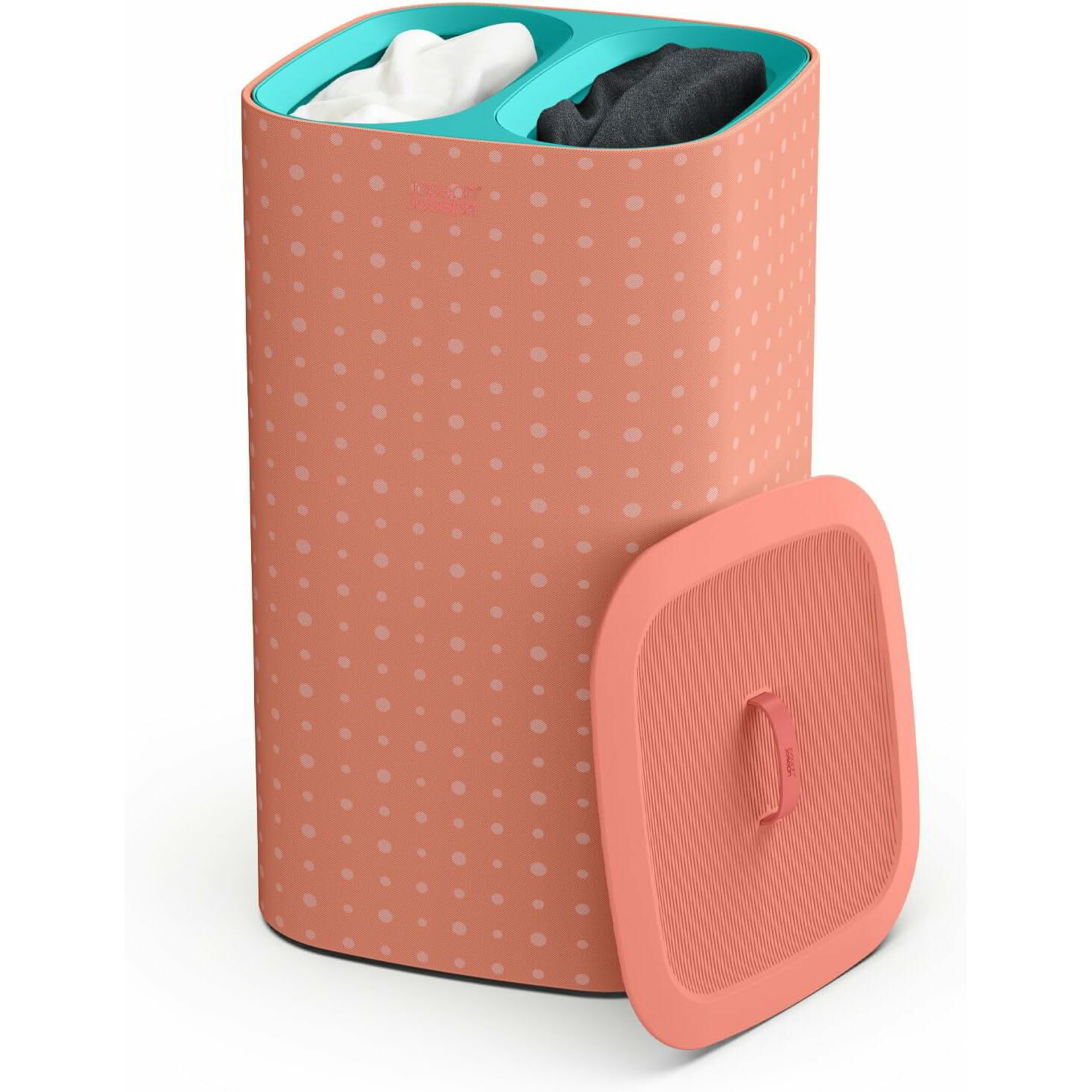 Joseph Joseph Tota Trio Szövet szennyestartó 2 rekesszel 60L- Korall (50026)