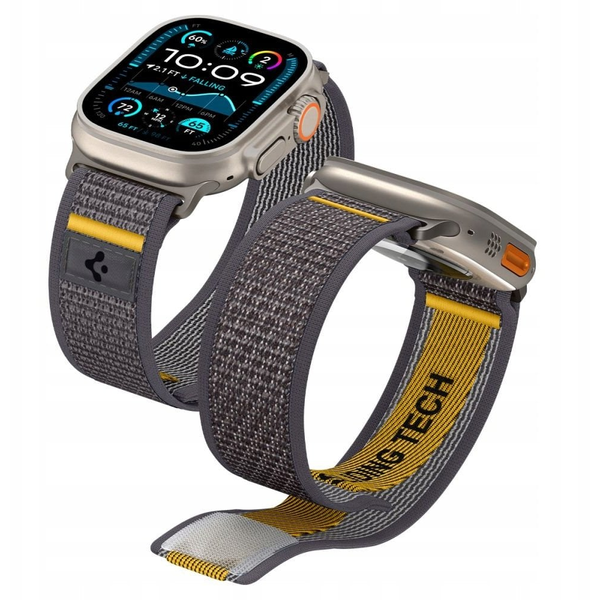 Řemínek pro Apple Watch 49/46/45/44 mm, Spigen Athlex Air, nylonový řemínek