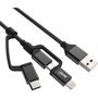 InLine 31415S USB кабел USB 2.0 1,5 м USB A Micro-USB B Черен