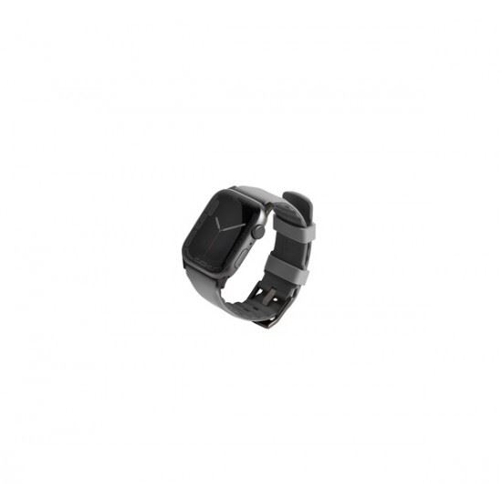 Uniq Linus Airosoft Apple Watch 42/44/45mm szilikon szíj szürke (UNIQ-45MM-LINUSGRY)