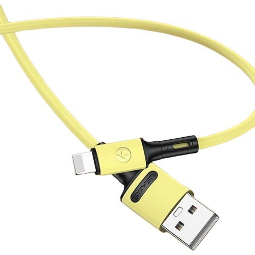 Kábel Usams USB - Apple Lightning 1 m žltý